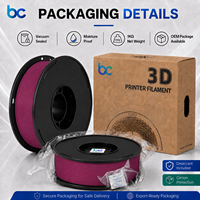 Filament PLA Mat 1,75 mm 1 kg Finition Givrée Faible Reflet Cache les Lignes de Superposition Précision 0,02 mm Anti-Emmêlement Scellé Sous Vide Moulage