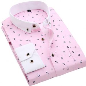 <span class=keywords><strong>Chemise</strong></span> homme à <span class=keywords><strong>col</strong></span> en polyester, motif floral, coupe ajustée, idéale pour les loisirs et les voyages - Product Image 1