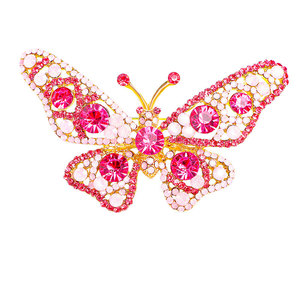 <span class=keywords><strong>Spilla</strong></span> a Forma di Insetto Colorata con Cristalli Brillanti a Forma di <span class=keywords><strong>Farfalla</strong></span> per Donne - Product Image 4