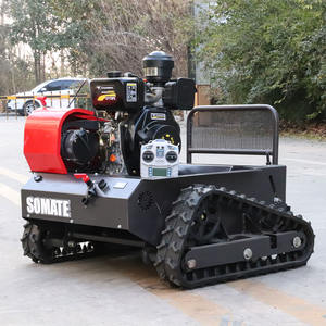 500mm Tracked Remote Control Flail <b>Mower</b> Industrial/DIY Grade Mulching Grass & <b>Small</b> Brush Cutter 24 Blades 40 Slope Diesel - Product Image 6