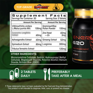 Produits pour l'Amélioration Masculine Comprimés d'Ashwagandha Marque Blanche Stimulant d'Énergie Vitalité Masculine Complément Alimentaire pour la Santé des Hommes - Product Image 6