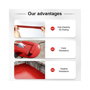 Revêtement liquide imperméable en acrylique KOBG <span class=keywords><strong>pour</strong></span> sols, toits et terrasses avec une forte couverture imperméable, application au pinceau/<span class=keywords><strong>rouleau</strong></span> - Product Image 2