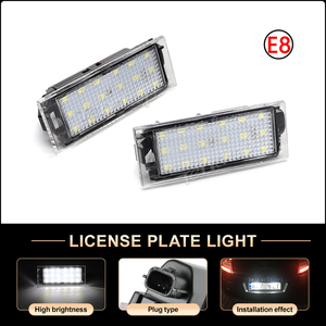 Per Renault Megane 3 Clio Laguna 2 <span class=keywords><strong>Twingo</strong></span> Master Satis 2 Pezzi Luci Targa LED Canbus Senza Errori 12V Lampade per Targa Posteriore - Product Image 6