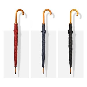 Wsy484 Gift Strong Black <b>Windproof</b> Stick Brand Custom Straight <b>Umbrella</b> With Logo Printing <b>Umbrellas</b> for the Rain - Product Image 2