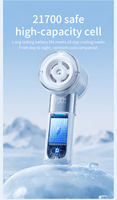 Ventilateur portable pliable à brumisation, silencieux, rechargeable, mini, personnalisable avec logo, support OEM ODM, vente en gros