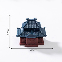 Accesorios para Jardín de Hadas en Miniatura, Modelo Ecológico, Casa en Miniatura de Estilo Chino, Puente Pequeño, Manualidades de Resina Epoxi con Aerógrafo