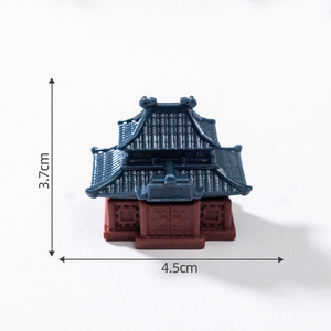 Accessoires de jardin féerique miniature, maison miniature de style chinois, petit pont, figurines en résine, ornements pour la décoration de jardin et de bonsaï - Product Image 6