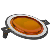 Gertsound Bobine vocale DE82 composite CCAR en fil de cuivre 74,5 mm, film de tweeter annulaire marron 122 mm à 75 noyaux haute puissance, accessoires pour haut-parleur