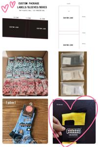 Lot de 6 chaussettes fines d'été en jacquard à motif cœur pour femmes, transparentes - Product Image 6