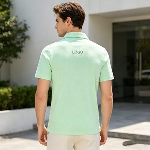 OEM Towel Fabric <b>Men's</b> Polo <b>Shirt</b>,Casual Short Sleeve Polo <b>Shirts</b> <b>for</b> <b>Men</b>,100% Cotton 380g Terry Cloth Loose <b>Men</b> Clothes - Product Image 3