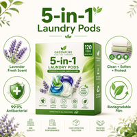 Lessive liquide en gel sous marque blanche, largement utilisée, capsules de lessive écologiques pour le lavage des vêtements
