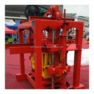 Machine à fabriquer des blocs QT4-40 sans <span class=keywords><strong>électricité</strong></span> au Ghana / Prix de la machine de fabrication de blocs creux en béton - Product Image 5