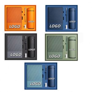 Ensemble cadeau d'affaires personnalisé X527 pour les agences de voyage - Cadeaux promotionnels en cuir PU de style luxueux avec logo personnalisé pour Thanksgiving et la Saint-Valentin - Product Image 1