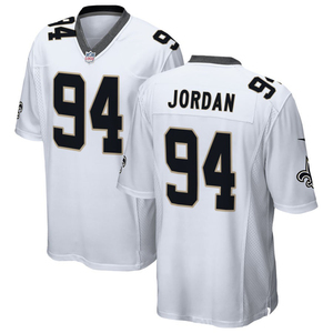 Maillot de football américain blanc 2026 New Orleans, personnalisé, brodé, pour jeunes, tenue de sport - Product Image 6
