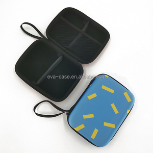 Portable Neoprene Travel <strong>Cable</strong> Organizer <strong>Bag</strong> with Zipper Closure Electronic Accessories Carry Case Pouch - Product Image 5