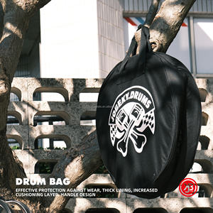Beatello JBK étuis de batterie noirs Portable Snare Tom Bass Pad Drum Set Bag Convient pour le jeu de batterie - Product Image 6