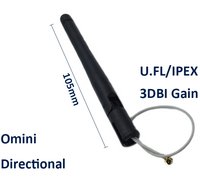 Antenne professionnelle personnalisée 2-9dbi Antenne Wifi 5GHz longue portée de 500 mètres avec polarisation verticale et impédance 50 Ohm