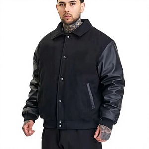 Vestes de baseball personnalisées en gros pour hommes et femmes, sweat-shirts brodés style campus, adaptés aux hommes et aux femmes - Product Image 1