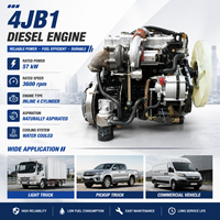 Moteur diesel atmosphérique SCDC ISUZUU 4JB1 57 kW 3600 tr/min 4 cylindres pour pick-up, SUV et véhicule utilitaire léger