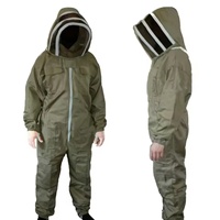Combinaisons d'apiculture professionnelles camouflage non-tissées à capuche, design premium, rechargeables et personnalisables, très demandées