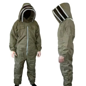 Combinaisons d'apiculture personnalisées à capuche en non-tissé camouflage, design premium, très vendues, pour apiculteurs professionnels - Product Image 1