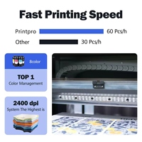 Impresora DTG Automática Printpro, Máquina de Impresión de Camisetas, Máquina Impresora DTG, Impresora Industrial DTG para Camisetas de Cualquier Color