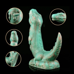New Realistic Thrusting Silicone Monster <b>Dildo</b> Vaginal Anal Massage Game Penis Dragon Adult Sex Toy for Women - Product Image 2