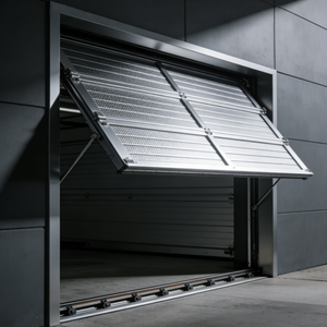 <span class=keywords><strong>Porte</strong></span> de <span class=keywords><strong>garage</strong></span> <span class=keywords><strong>basculante</strong></span> en aluminium, finition moderne, isolée, antirouille, économie d'énergie, automatique, résistante au vent, pour villa - Product Image 3