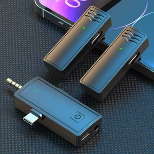 Sistema microfonico Wireless J65 da 1 a 4 Kit Karaoke/dibattito/Live streaming per 4 persone - Product Image 2