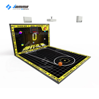 Projecteur d'hologramme de basket-ball interactif AR Éclairage en métal Système de projection de sol interactif pour le divertissement et la forme physique
