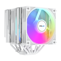 Refroidisseur CPU COOLLEO Etian B60T V2 à double tour, double ventilateur, six caloducs, refroidisseur d'air ARGB LGA1700/1200/115X/1851 AMD AM4/5 TDP 265W