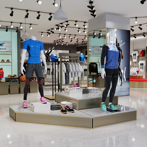 Commercio uomo donna abbigliamento sportivo <span class=keywords><strong>negozio</strong></span> al dettaglio Interior Design Display mobili Custom <span class=keywords><strong>scarpe</strong></span> sportive decorazione <span class=keywords><strong>negozio</strong></span> <span class=keywords><strong>di</strong></span> abbigliamento - Product Image 3