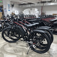 Sepeda Sport Listrik Burchda RX60 21 Speed 27.5 Inch Ban Lebar Motor Hub Belakang Tanpa Sikat Baterai Lithium 48V 15Ah untuk Dewasa