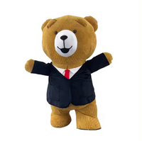 Costume gonflable de mascotte d'ours en peluche Efun personnage de dessin animé mascotte gonflable d'ours en peluche Cosplay pour adultes