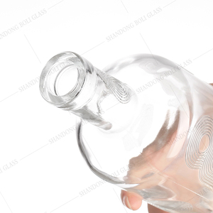 Botella de vidrio de licor personalizada, botella de vidrio grabada para whisky, Vodka, ron, Tequila, Brandy <span class=keywords><strong>Gin</strong></span> - Product Image 5