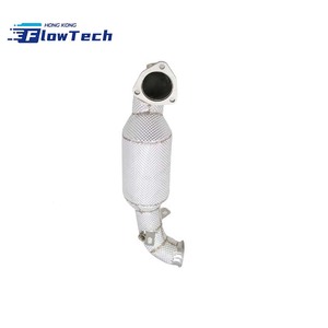 Downpipe à haut débit avec bouclier thermique pour MINI Cooper S F56 B48 2.0T – SS304 1,5 mm soudé TIG - Product Image 2
