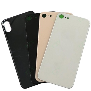 Vente en gros de couvercle de batterie couvercle arrière en verre couvercle arrière de porte arrière grand trou de caméra pour <span class=keywords><strong>iPhone</strong></span> 8G <span class=keywords><strong>8Plus</strong></span> - Product Image 1