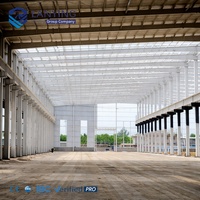 Structure en acier Q355B haute résistance pour entrepôt léger avec revêtement anti-corrosion