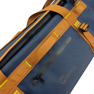 Bolsa de Viaje Impermeable de Alta Calidad, Bolsa de Gimnasio, Mochila, Tela a Cuadros Blanca y Dorada para <span class=keywords><strong>Viajes</strong></span> al Aire Libre - Product Image 5