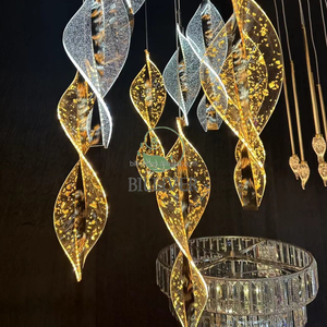 Vente en gros de lustre planet créatif pour mariage à 10 têtes plafond de salle de mariage décoration étoilée maison lustre plafonniers - Product Image 3