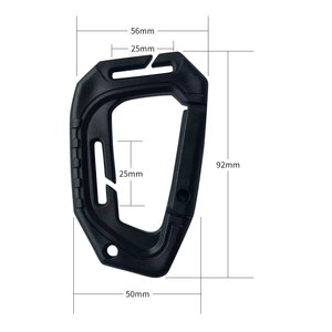 Hebilla de Montañismo Táctica de Plástico para Exteriores con Liberación Rápida y Bloqueo en D, Adecuada para Senderismo - Product Image 6
