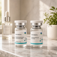 Étiquette personnalisée en rouleau pour flacon de 10 ml, cosmétique, soin de la peau, autocollant imperméable au peptide, papier synthétique, impression laser