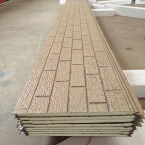 Panneau sandwich ignifuge pour plafond, panneaux PU 16 mm, bardage métallique avec <span class=keywords><strong>isolation</strong></span> - Product Image 1