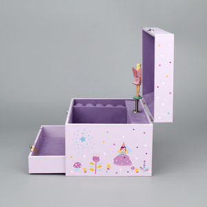 La Doyee Logo personnalisé Nouvelle arrivée Le Lac des Cygnes Song Ballerine rotative Boîte à musique Bijoux pour enfants Cadeau d'anniversaire avec miroir - Product Image 5