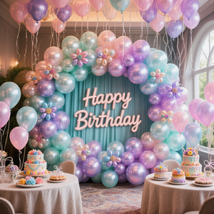 <span class=keywords><strong>Globos</strong></span> Metálicos de Látex Ecológicos de 12 Pulgadas y 2.8 g, Cumplen con la Certificación EN71, Seguros para Niños, para Decoración de Fiestas de Cumpleaños - Product Image 2