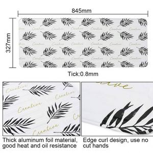 3 sisi lipat pelat baffle memasak, peralatan dapur lapisan insulasi panas kompor atas percikan minyak penjaga pelindung - Product Image 2