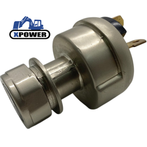 Interrupteur d'allumage pour excavatrice D3C D4G D5M D6H, interrupteur à clé de démarrage, pièces électriques pour machines de construction 9G7641 - Product Image 1