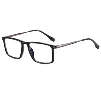 Lunettes pour hommes 2023 mode Anti lumière bleue lunettes métal Tr90 lunettes optiques