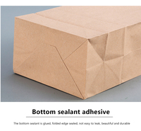 Sacs à pain artisanal personnalisé sans poignées pour supermarché 100% sac en papier kraft brun biodégradable pour épicerie