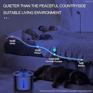 Elecpet Water Fountain for Stainless Steel Cats Flower Design Automatic Pet Water Dispenser with Filter - Product Image 2